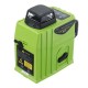 3D Green Laser Level Self Leveling 12 Lines 360 Degree Horizontal & Vertical Cross 3D Green Laser Level Self Leveling 12 Lines 360 Degree Horizontal & Vertical Cross