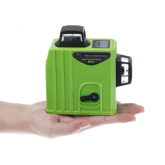 3D Green Laser Level Self Leveling 12 Lines 360 Degree Horizontal & Vertical Cross 3D Green Laser Level Self Leveling 12 Lines 360 Degree Horizontal & Vertical Cross