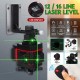 4D 12/16 Line Green Light Laser Level Digital Self Leveling 360° Rotary Measure