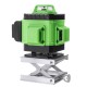 4D 16 Lines Green Laser Level 360° Self Leveling High Accuracy Measure Tool