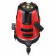 5 Lines 6 Points Professional Waterproof Laser Level Red Automatic Level 360° Rotating Outdoor Mode + Tripod