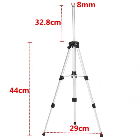 5 Lines 6 Points Professional Waterproof Laser Level Red Automatic Level 360° Rotating Outdoor Mode + Tripod