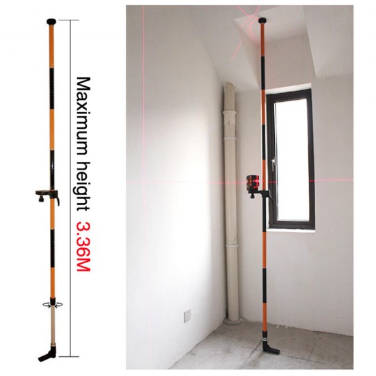 5/8 and 1/4 Interface Extend Bracket Elongation Maximum 3.36M Support Stand for Laser Level