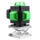 5800mAh 16 Line Green 360° Laser Level Cross Self Leveling Measure Tool Set + RC