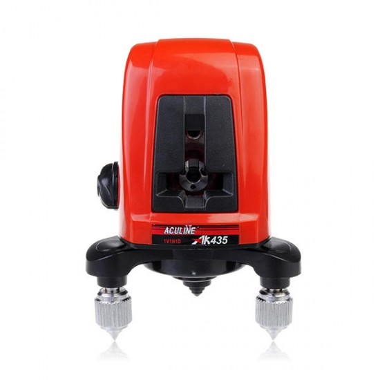 AK435 360degree Self Leveling Cross Laser Level Red 2 Line 1 Point