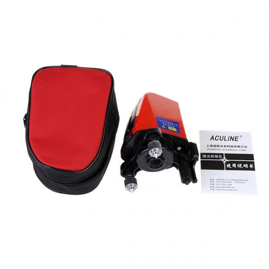 AK435 360degree Self Leveling Cross Laser Level Red 2 Line 1 Point