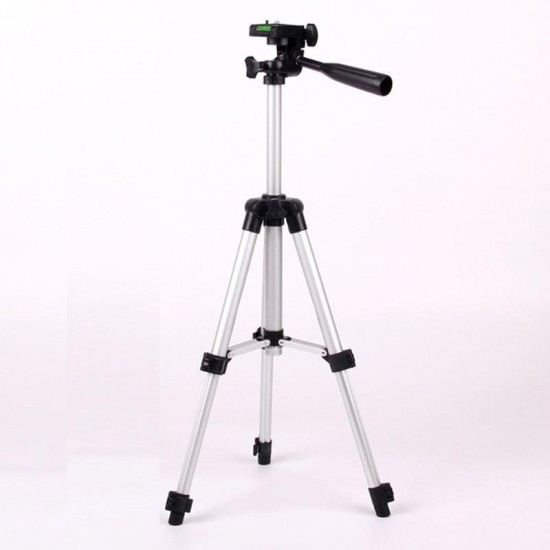 Adjustable Laser Level Tripod Rod Leveling Bubble 1/4 Inch Travel Camera Tripod with Extension Height Line Level Tools