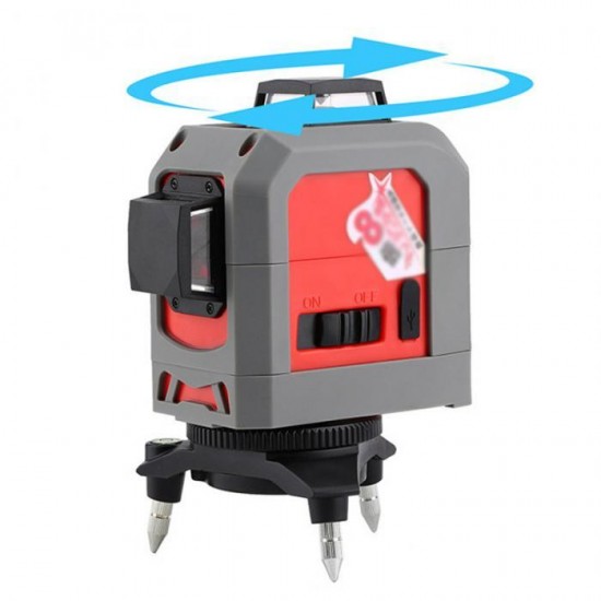 FC-185-1 High Precision Self-Leveling Green Laser Level Device 360 Distance Meter Laser Line Measure Construction Tools