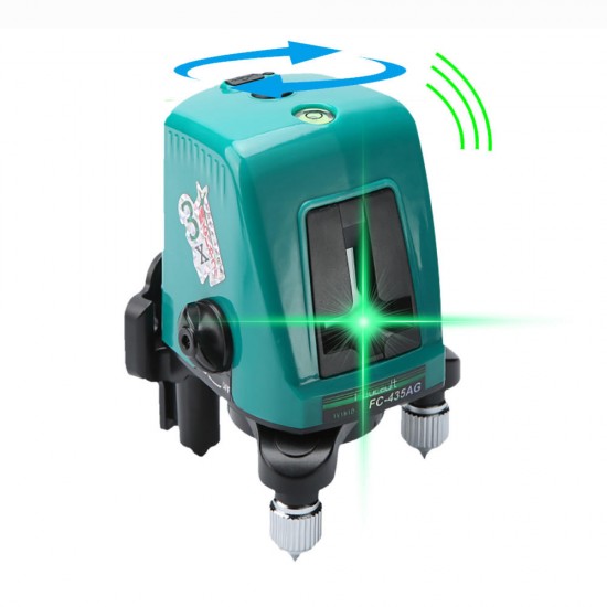 FC-435AG Mini Infrared Laser Level with Oblique Function Line Projector 2 Line 1 Brightening Point Green Light