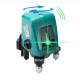 FC-435AG Mini Infrared Laser Level with Oblique Function Line Projector 2 Line 1 Brightening Point Green Light