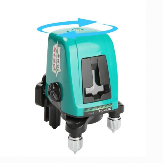 FC-435G Self-Leveling Green Laser Level Device 360 Distance Meter for Laser Line Measure as Construction Tools