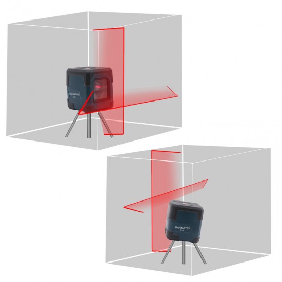 LV1 Laser Level Cross Line Laser with Measuring Range 50ft, Self-Leveling Vertical and Horizontal Line LV1 Laser Level Cross Line Laser with Measuring Range 50ft, Self-Leveling Vertical and Horizontal Line