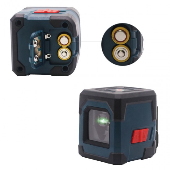 LV1 Laser Level Cross Line Laser with Measuring Range 50ft, Self-Leveling Vertical and Horizontal Line