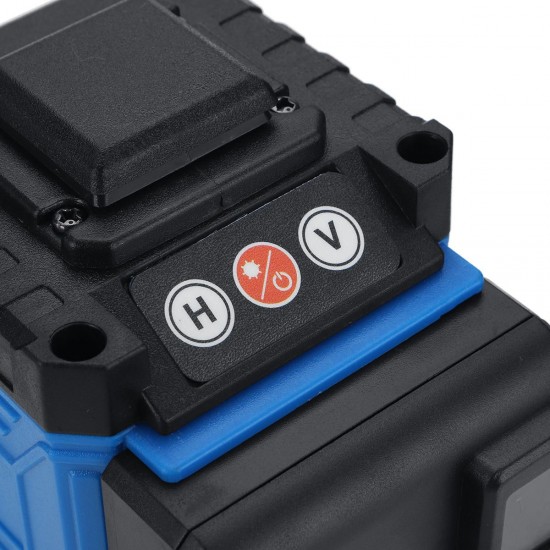 LCD 8/16 Lines Green Laser Level 3D Self-Leveling 360° Horizontal & Vertical