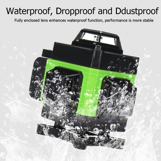 LED Display 3D 360° 16 Line Green Light Laser Level Cross Self Leveling Measure Tool LED Display 3D 360° 16 Line Green Light Laser Level Cross Self Leveling Measure Tool