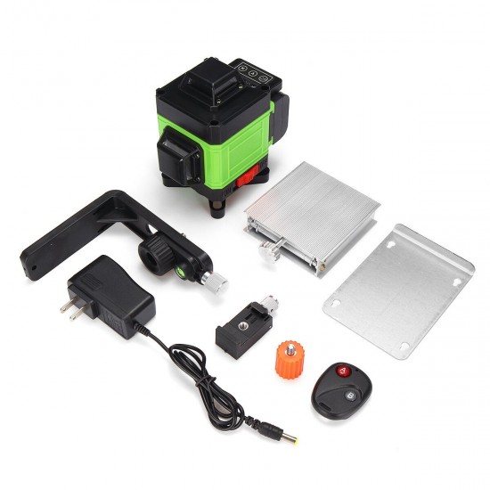 LED Display 3D 360° 16 Line Green Light Laser Level Cross Self Leveling Measure Tool LED Display 3D 360° 16 Line Green Light Laser Level Cross Self Leveling Measure Tool