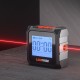 GR20 360° Mini Digital Protractor Laser High Precision Magnet Goniometer Inclinometer Universal Bevel Digital Level Angle Finder Angle Measurement Tool GR20 360° Mini Digital Protractor Laser High Precision Magnet Goniometer Inclinometer Universal Bevel Digital Level Angle Finder Angle Measurement Tool