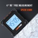 GR20 360° Mini Digital Protractor Laser High Precision Magnet Goniometer Inclinometer Universal Bevel Digital Level Angle Finder Angle Measurement Tool