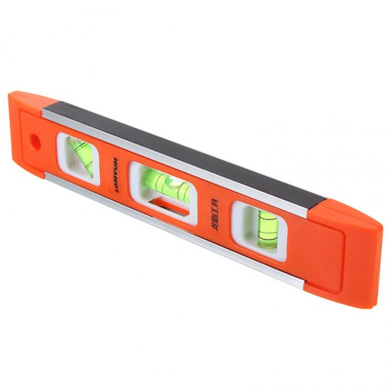 230mm High Precision Spirit Level Magnetic High Bearing Ruler Lever Bubbles Horizontal Ruler Level