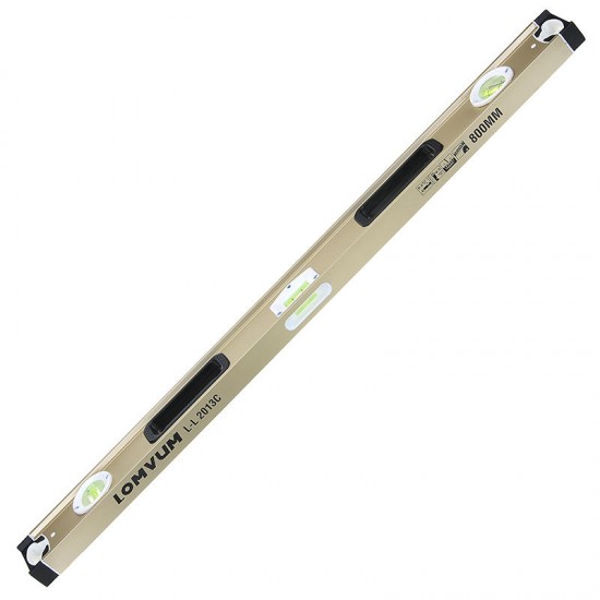 800mm High Precision Spirit Level Magnetic High Bearing Ruler Lever Bubbles Horizontal Ruler Level