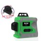 Laser Level 12 Lines 3D Level Self-Leveling 360 Horizontal And Vertical Cross Super Powerful Green Laser Level With Tripod Bag Glasses