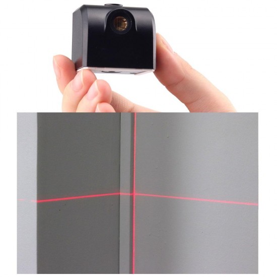 Mini Cross Laser Level Instrument Infrared Two-Line Level Instrument Magnet Adsorption+Built-in Rechargeable Lithium Battery Mini Cross Laser Level Instrument Infrared Two-Line Level Instrument Magnet Adsorption+Built-in Rechargeable Lithium Battery