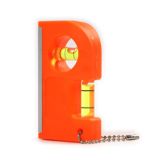 Mini Key Chain Level Ruler Small Portable Belt Type Buckle Type Level Magnetic Strong Aluminum Alloy Balance Level