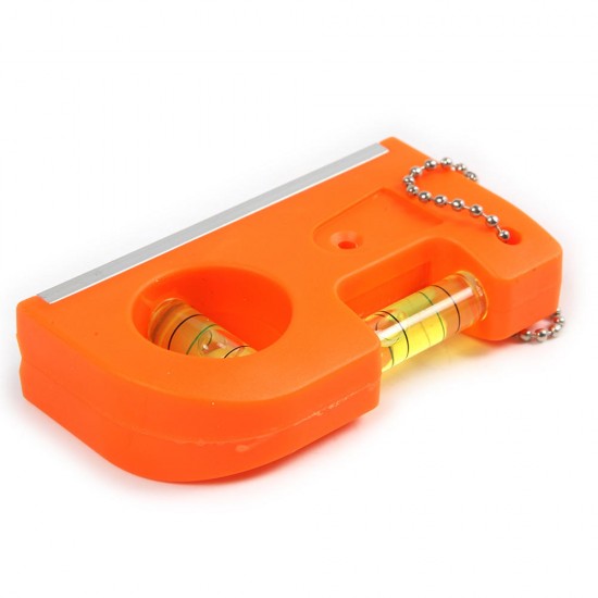 Mini Key Chain Level Ruler Small Portable Belt Type Buckle Type Level Magnetic Strong Aluminum Alloy Balance Level