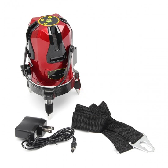Red Automatic Self Leveling 8 Lines Laser Level Measure