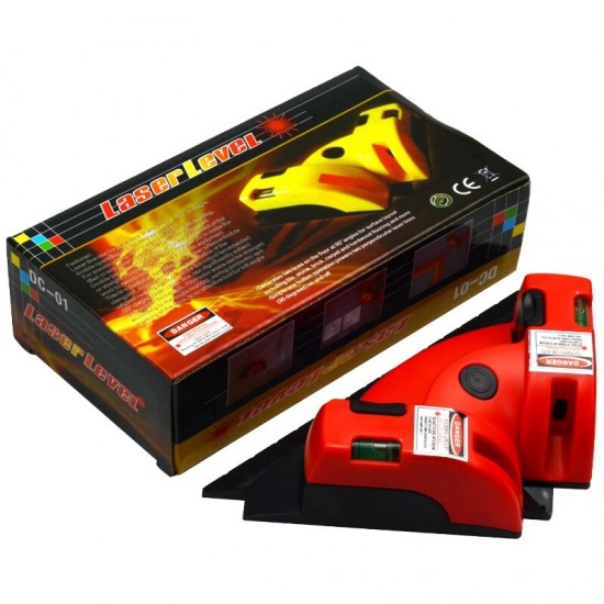 Red Right Angle 90 Degree Vertical Horizontal Laser Line Projection Square Level Infrared Laser Level Measurement Tool Red Right Angle 90 Degree Vertical Horizontal Laser Line Projection Square Level Infrared Laser Level Measurement Tool