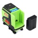 Remote 12 Lines Green Laser Level Self Leveling 3D 360° Cross Measuring Tool Kit