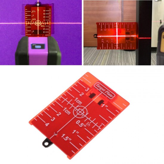 Target Board Laser Level Infrared Distance Measurer Magnetic Red Rotary Cross Line Level Measurer