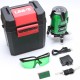 LM550G 5 Lines Green Laser Level 360 Degree Self-leveling Cross Laser Level Strengthen Brightness Touch Button