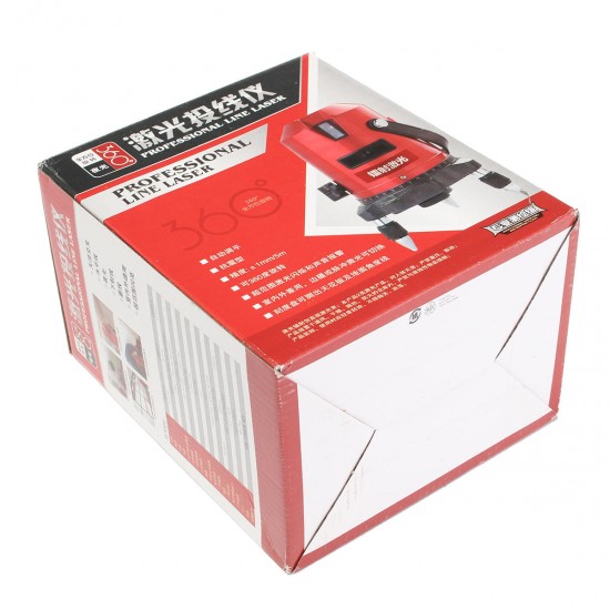 Waterproof 5 Lines 6 Points Laser Level Red Automatic Self Leveling Level Measure Tool Outdoor Mode Waterproof 5 Lines 6 Points Laser Level Red Automatic Self Leveling Level Measure Tool Outdoor Mode