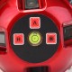 Waterproof 5 Lines 6 Points Laser Level Red Automatic Self Leveling Level Measure Tool Outdoor Mode
