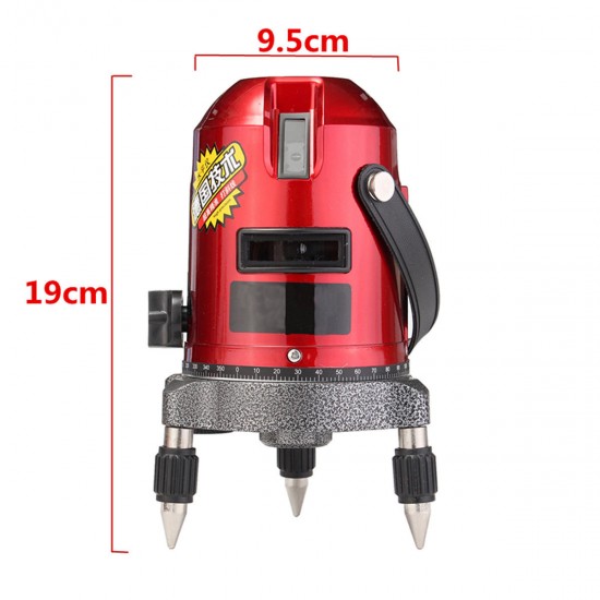Waterproof 5 Lines 6 Points Laser Level Red Automatic Self Leveling Level Measure Tool Outdoor Mode Waterproof 5 Lines 6 Points Laser Level Red Automatic Self Leveling Level Measure Tool Outdoor Mode
