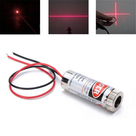 20mW 650nm Focusable Red Dot/Cross/Line Laser Diode Module