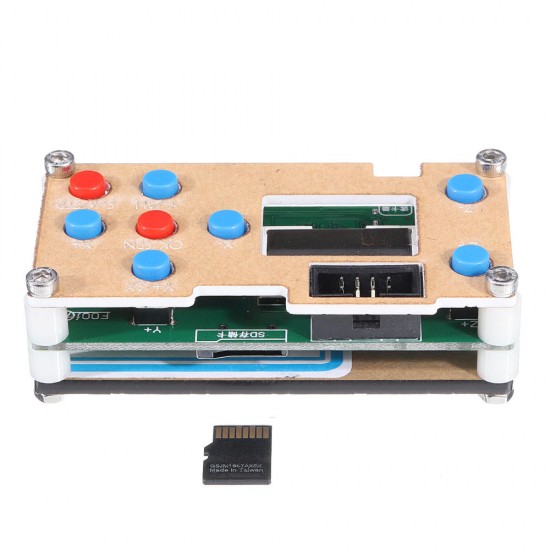 3 Axis GRBL USB Driver Offline Controller Control Module LCD Screen w/ Controller Board SD Card for CNC 1610 2418 3018 Wood Router Laser Engraving Machine