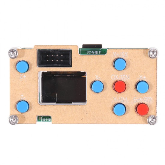 3 Axis GRBL USB Driver Offline Controller Control Module LCD Screen w/ Controller Board SD Card for CNC 1610 2418 3018 Wood Router Laser Engraving Machine
