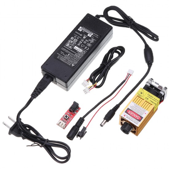 3000mW 445nm Blue Laser Module Various Focus TTL/PWM Modulation w/ Heat Sink 2.54-3P DIY Laser Engraver 3000mW 445nm Blue Laser Module Various Focus TTL/PWM Modulation w/ Heat Sink 2.54-3P DIY Laser Engraver