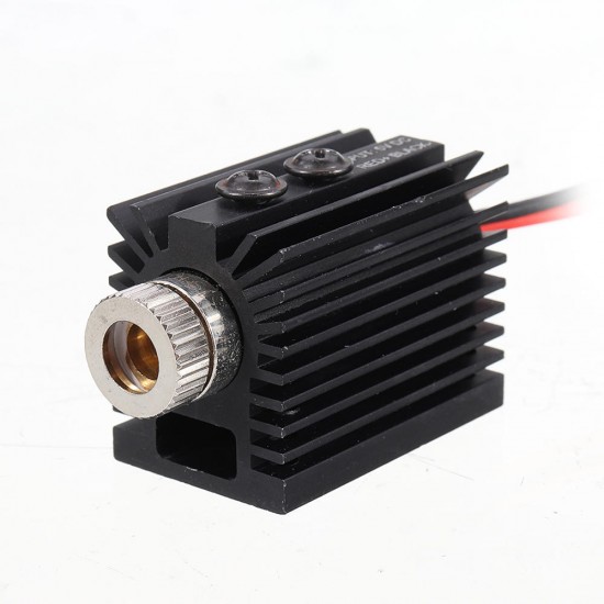 405nm 100/180/500mW Blue Violet Dot Laser Module Variable Focus w/ Heat Sink for DIY Laser Engraver Machine 405nm 100/180/500mW Blue Violet Dot Laser Module Variable Focus w/ Heat Sink for DIY Laser Engraver Machine