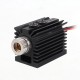 405nm 100/180/500mW Blue Violet Dot Laser Module Variable Focus w/ Heat Sink for DIY Laser Engraver Machine 405nm 100/180/500mW Blue Violet Dot Laser Module Variable Focus w/ Heat Sink for DIY Laser Engraver Machine