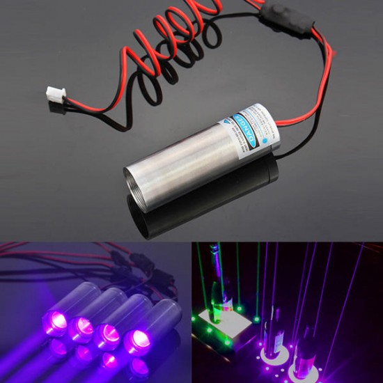 405nm 250mW Thick Beam Violet Laser Module Projector For Bar Stage Exhibition Stand Lighti