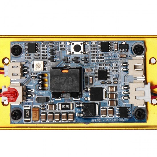 445nm 5W Blue Laser Module Various Focus TTL & PWM Modulation w/ Heat Sink Controller Board 2.54-3P+2P Laser Engraver 445nm 5W Blue Laser Module Various Focus TTL & PWM Modulation w/ Heat Sink Controller Board 2.54-3P+2P Laser Engraver