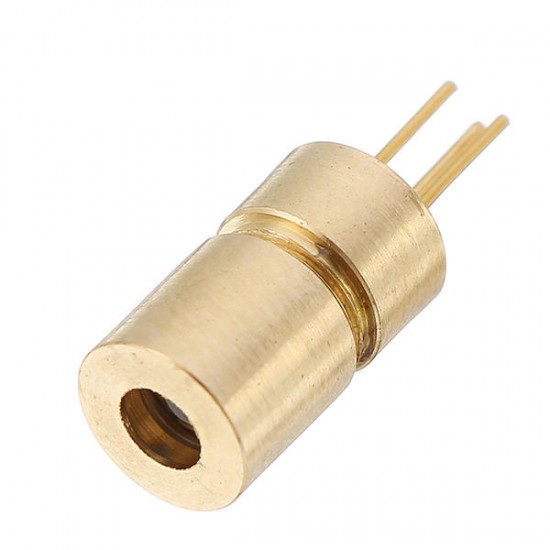 650nm 10mw 5V Red Dot Laser Diode Mini Laser Module Head for Equipment Industry 6x10.5mm