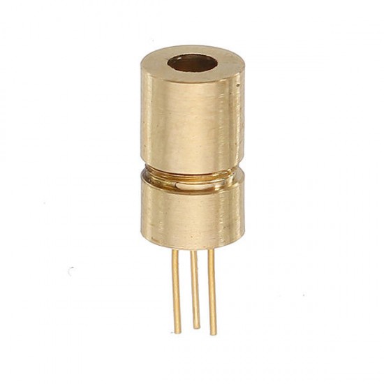 650nm 10mw 5V Red Dot Laser Diode Mini Laser Module Head for Equipment Industry 6x10.5mm