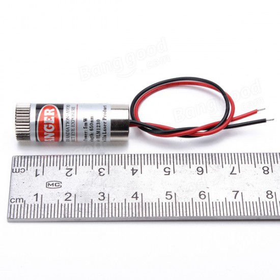 650nm 5mW Focusable Red Cross Laser Module Laser Generator Diode