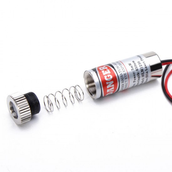 650nm 5mW Focusable Red Line Laser Module Laser Generator Diode