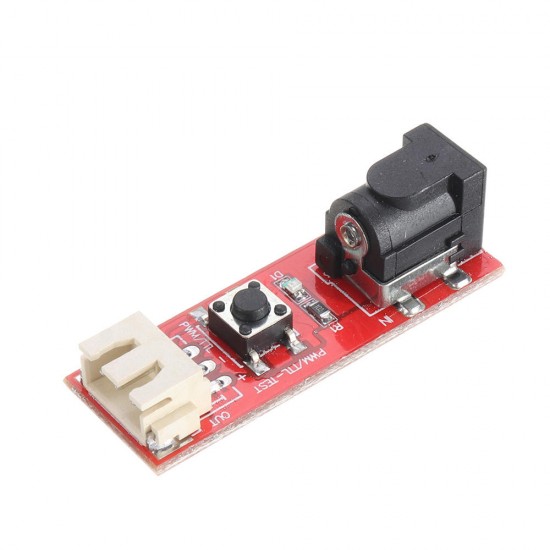 7000mW 445nm Blue Laser Module 7W Fixed Focus TTL & PWM Modulation w/ Heat Sink 2.54-3P+2P DIY Laser Engraver