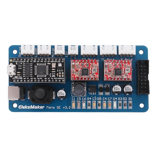 2 Axis Stepper Motor Driver Controller Board For DIY Laser Engraver 2 Axis Stepper Motor Driver Controller Board For DIY Laser Engraver